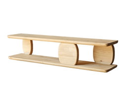 Hanah Home Estantería de Pared Modena Roble Macizo 120cm x 30cm x 24cm